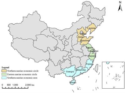 Evaluation of marine ecological civilization construction and its spatial correlation network in China’s coastal province from the perspective of land-sea coordination